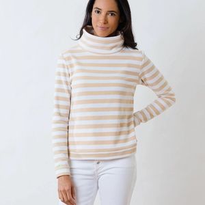 EUC Dudley Stephens Park Slope in Natural Blush Stripe, Size Small